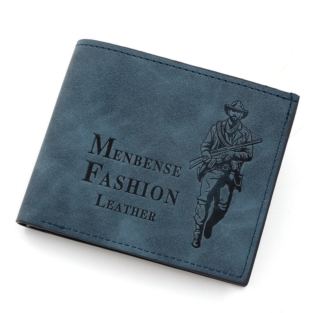 Men's Creative Retro Hunter Short Open Men's Wallet