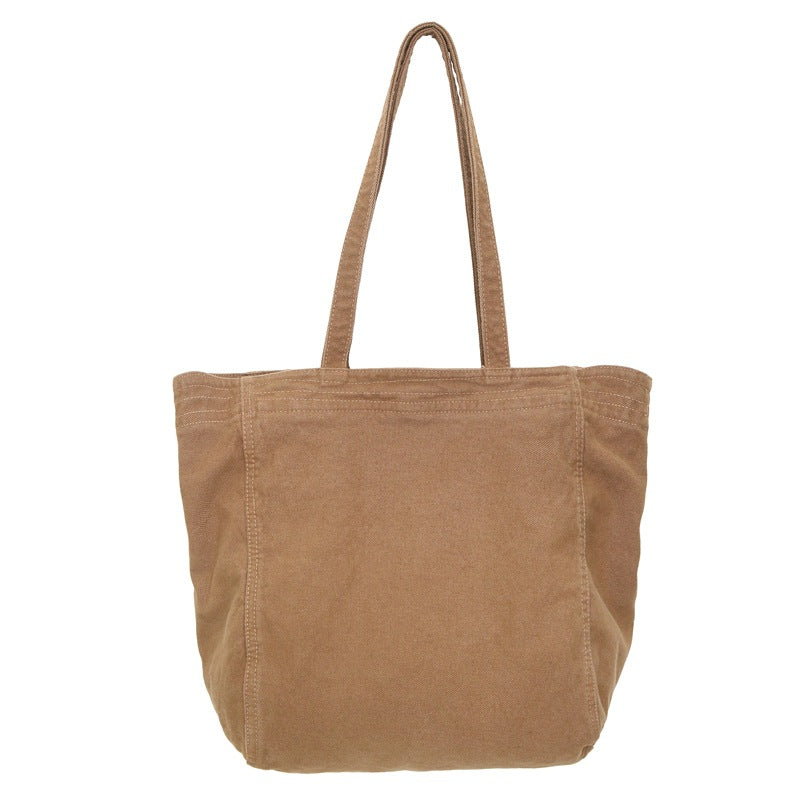 Women's Canvas Large Capacity Versatile Shopping Big Women's Shoulder Bag