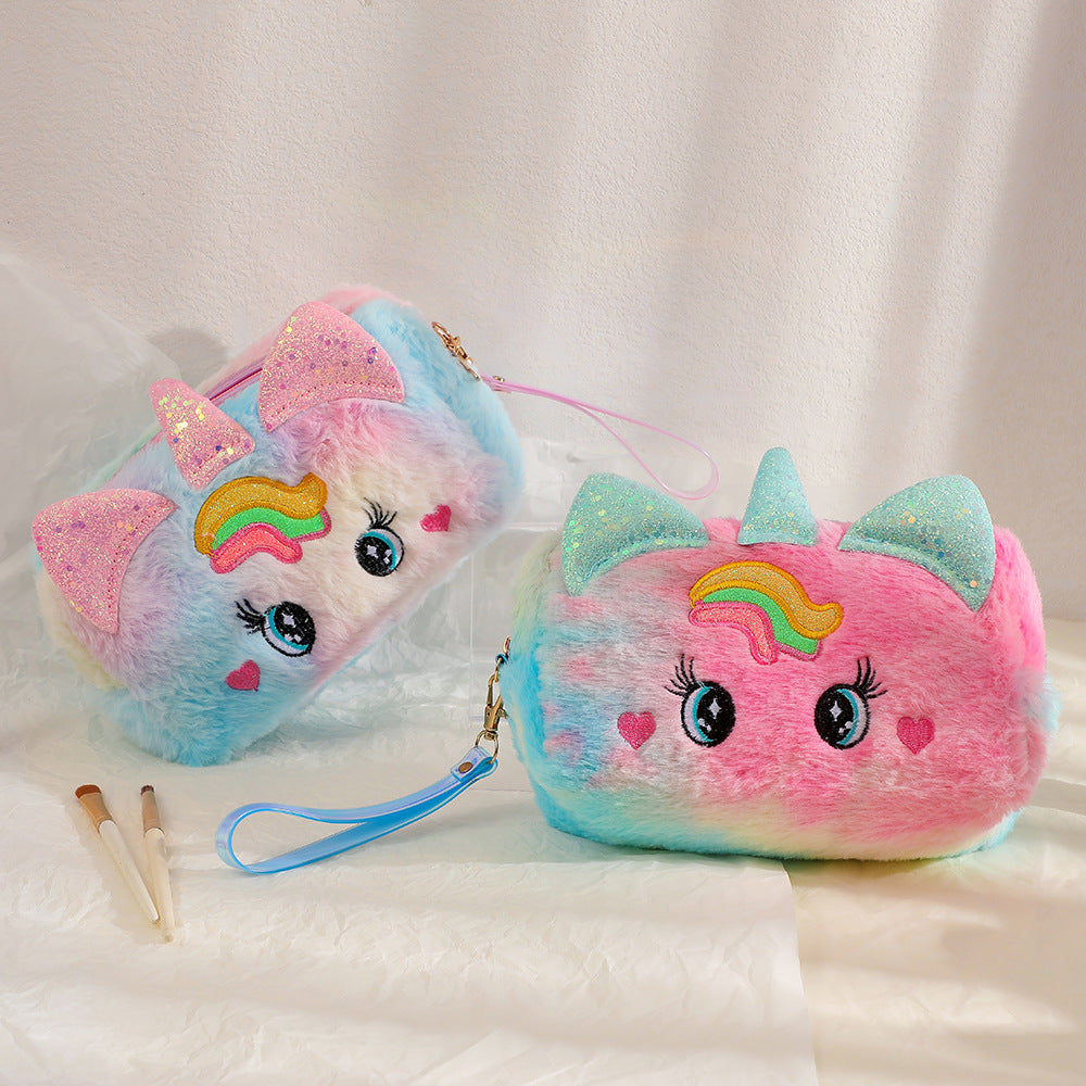 Unicorn Hand Carrying Toiletry Studying Stationery Bags