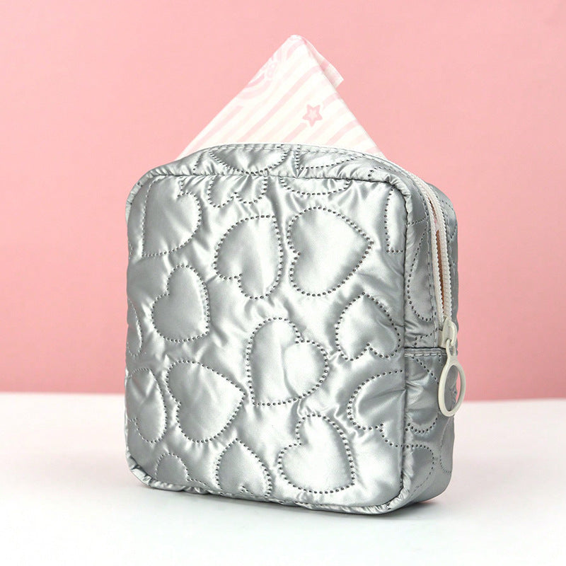 Color Cute Storage Portable Mini Leather Cosmetic Bags