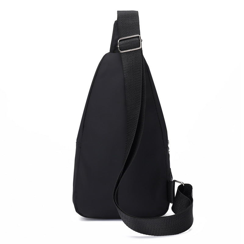 Men's Fashion Simple Waterproof Leisure Leather Business Men's Chest Bags