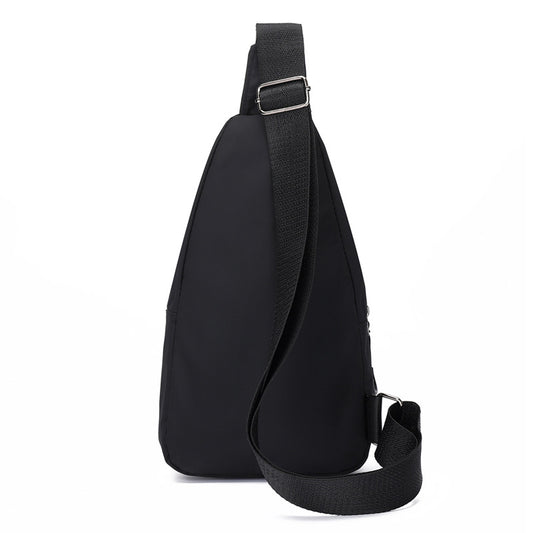 Men's Fashion Simple Waterproof Leisure Leather Business Men's Chest Bags