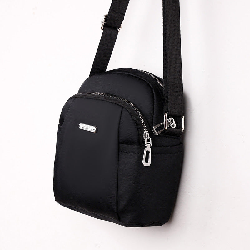 Women's Cloth Lightweight Solid Color Korean Mini Oxford One Women's Messenger Bag
