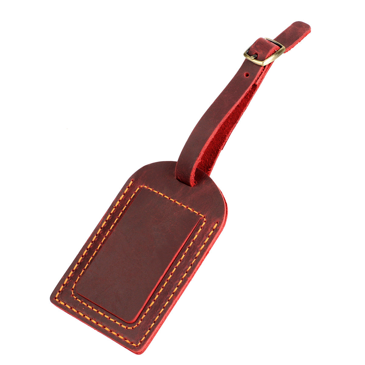 Horse Leather Cover Aircraft Consignment Boarding Pass Card Holder