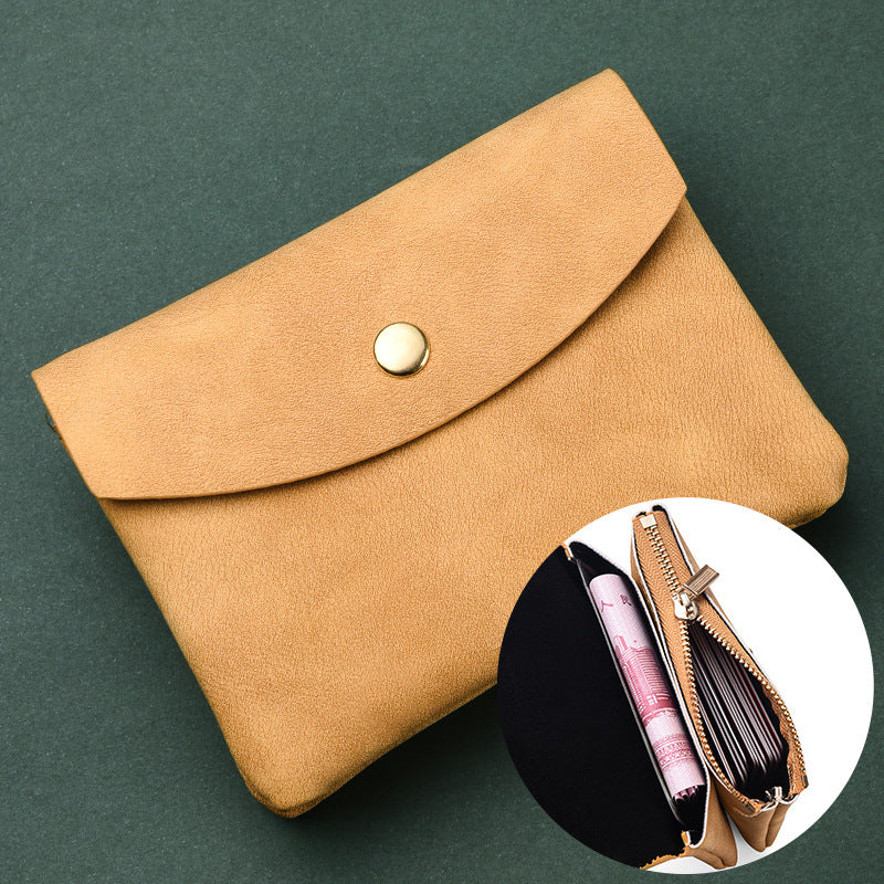 Women's & Men's & Soft Leather Pouch Mini Earphone Coin Purses
