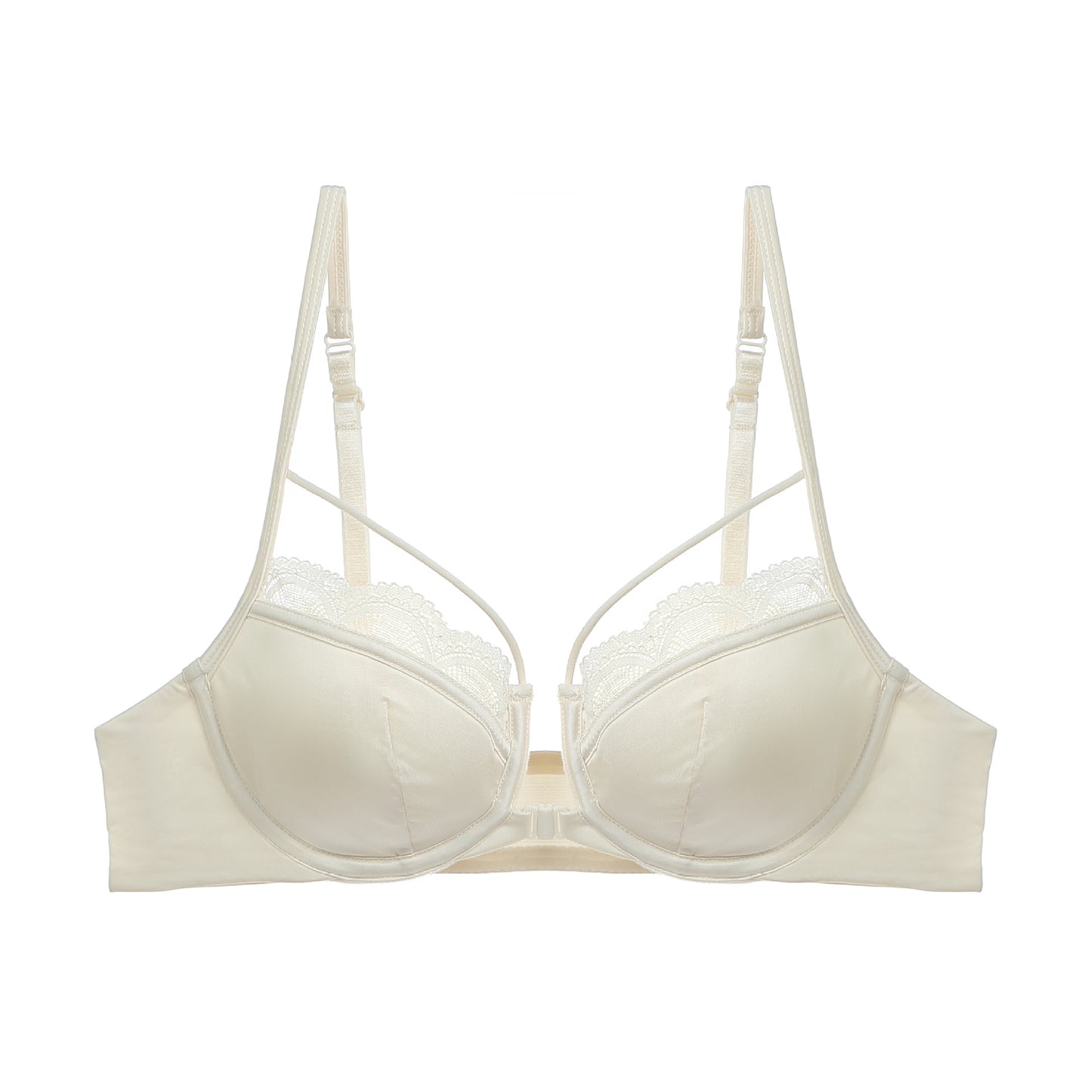 Women's Summer Glossy Front Closure Beauty Back Lingerie Sets