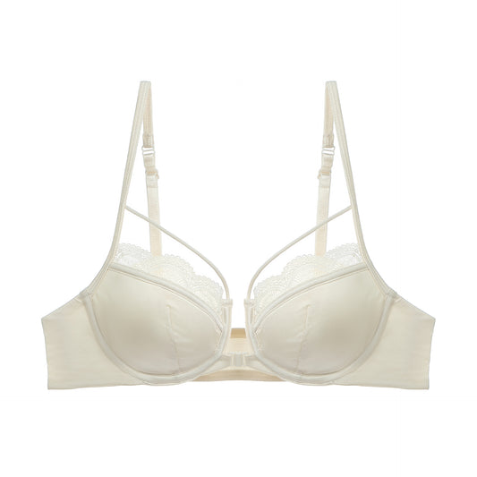 Women's Summer Glossy Front Closure Beauty Back Lingerie Sets