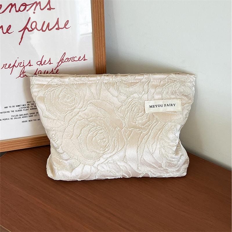 Women's French Classic Style Large Capacity Good-looking Buggy Cosmetic Bags
