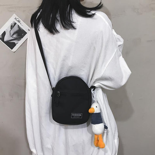 Women's & Men's & Mobile Fashion Mini Canvas One Crossbody Bags