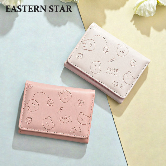 Women's Fashion Korean Style Short Simple Cute Ladies Wallets