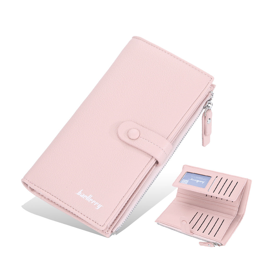 Women's Section Clasp Multiple Slots Fashion Mobile Purses