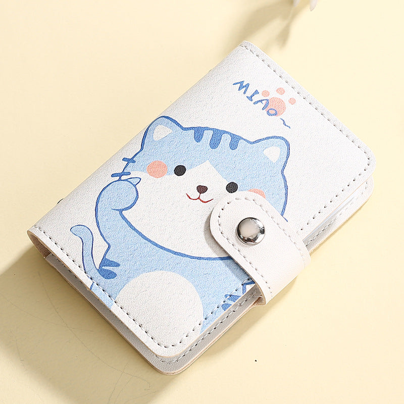 Women's Cartoon Personalized Portable Multiple Slots Driving Card Holder
