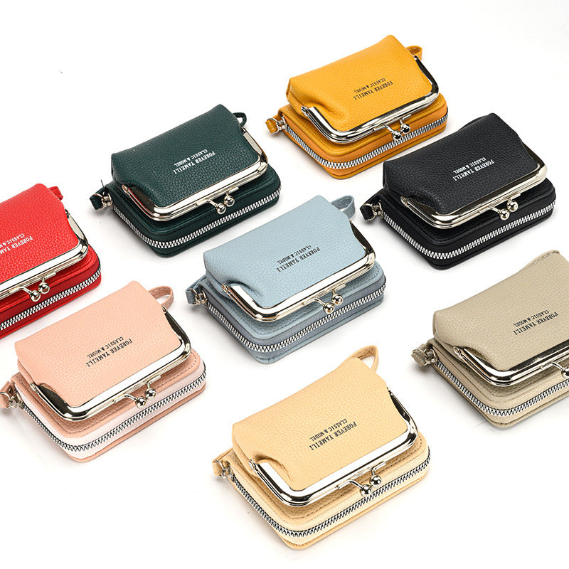 Women's Simple Short Thin Cute Niche Coin Purses