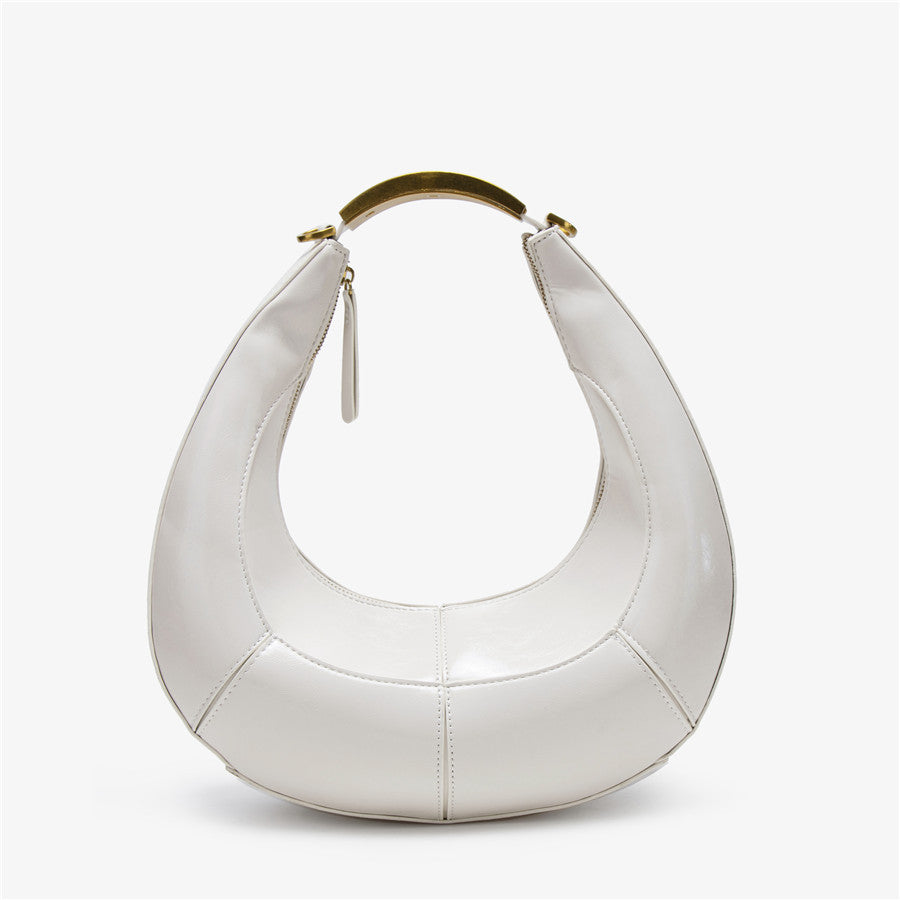Women's Retro Moon Stitching Design Metal Fashion Women's Shoulder Bag
