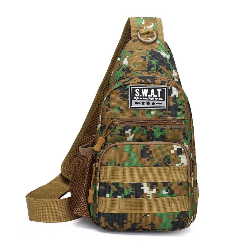 Women's & Men's & Camouflage Fashionable Oxford Cloth Slanted Men's Chest Bags