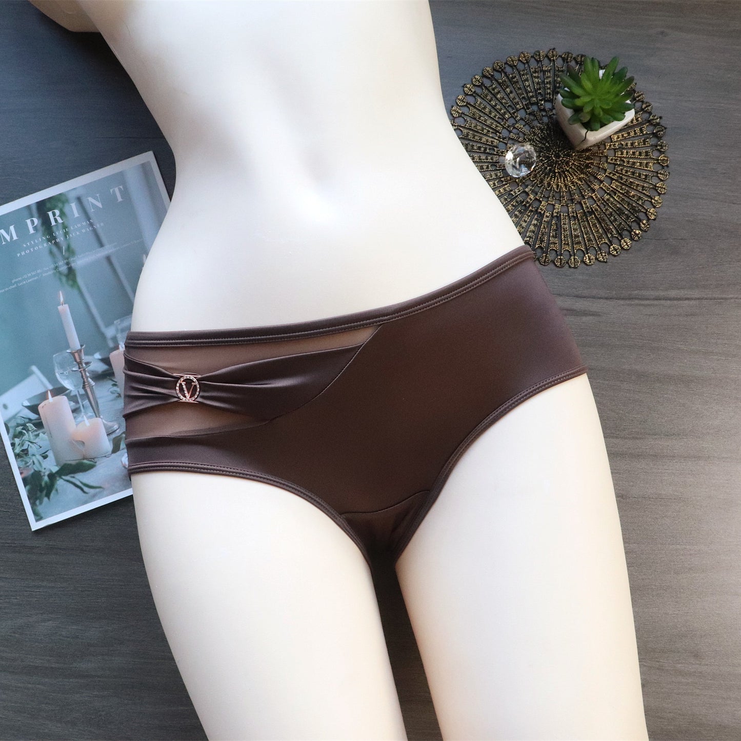 Women's Sexy Mesh Low Waist Breathable Comfortable Panties