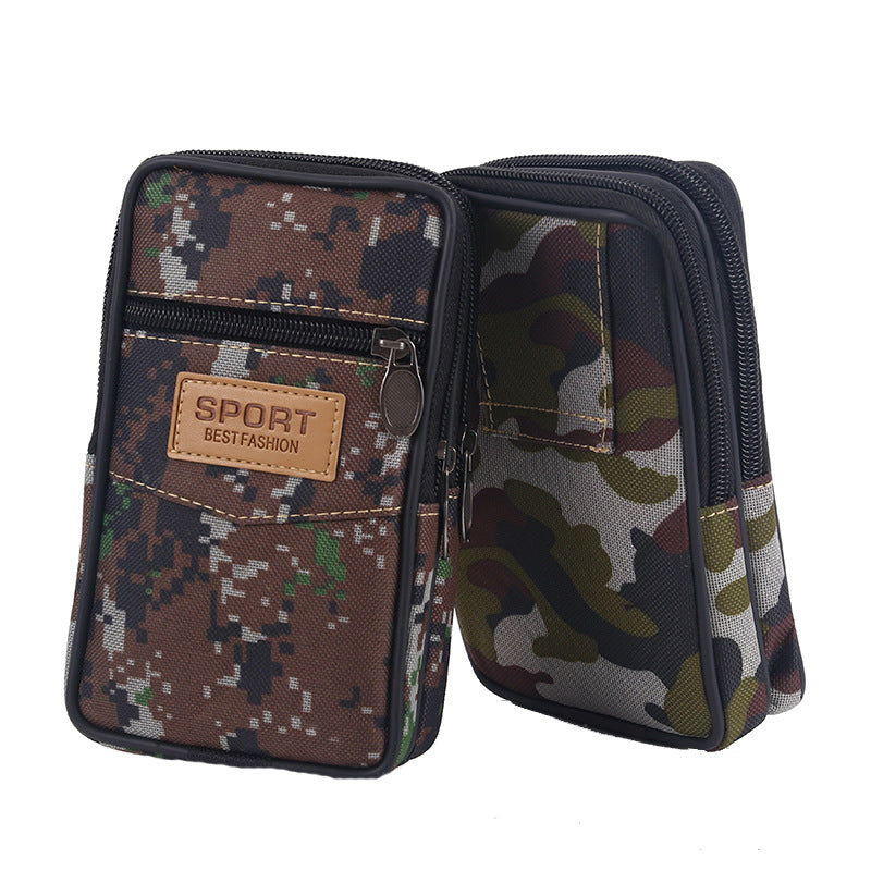 Men's Camouflage Mobile Multifunctional Waistband Pannier Wear Construction Bags