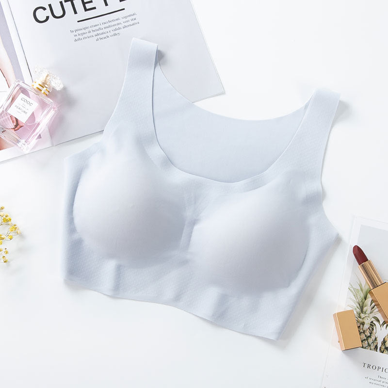 Wireless Vest Seamless Ice Silk Underwear Lady Sexy Bras