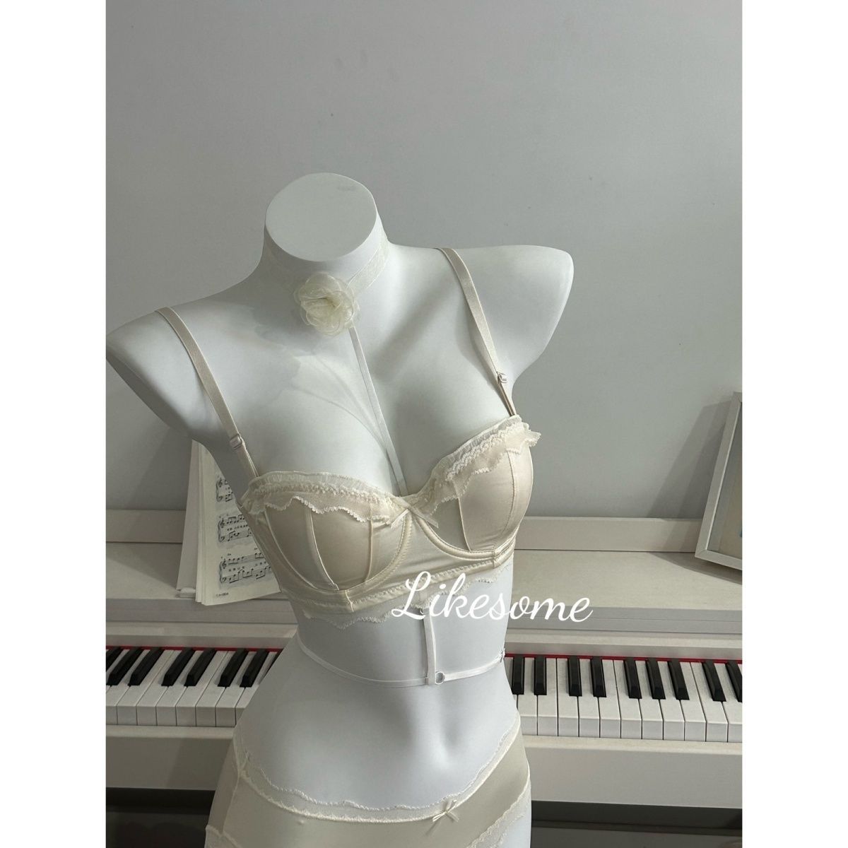 Women's Rabbit Ears Thin Big Chest Show Small Lingerie Sets