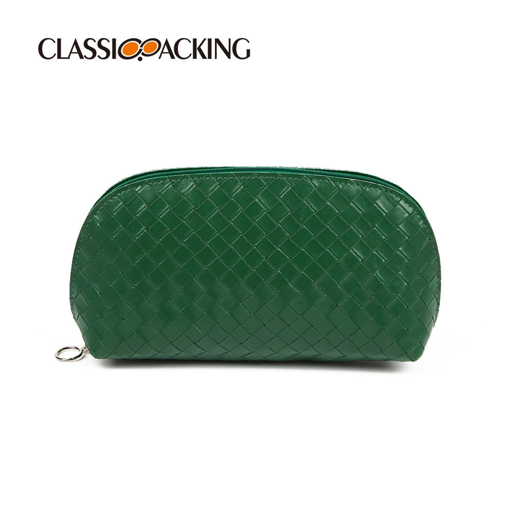 Simple Woven Storage Zipper Wash Waterproof Bags