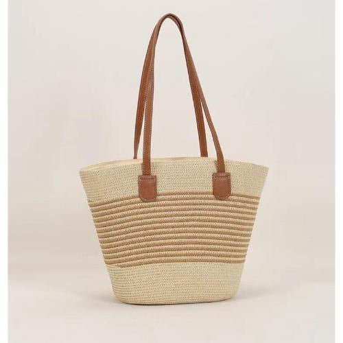 Straw Large Capacity Woven Female Seaside Vacation Women's Shoulder Bag