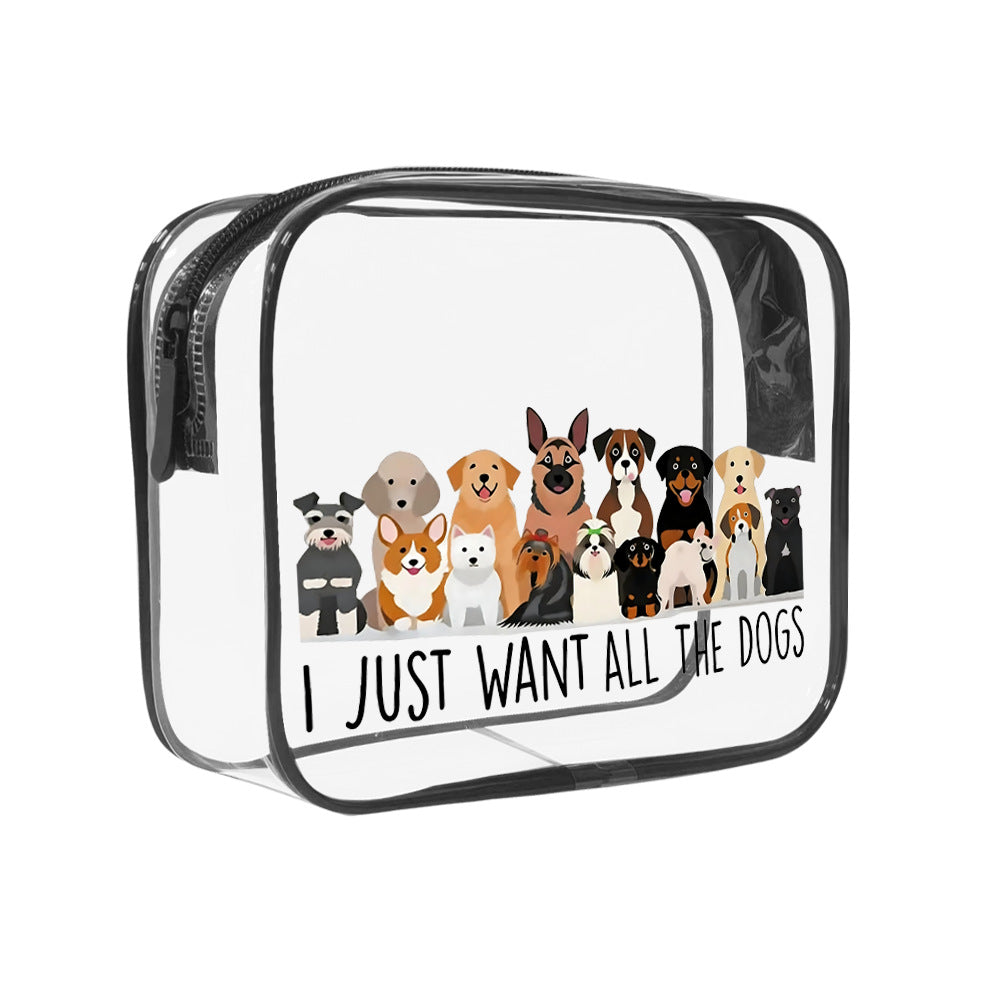 Cartoon Transparent Buggy Holiday Gift Party Makeup Bag