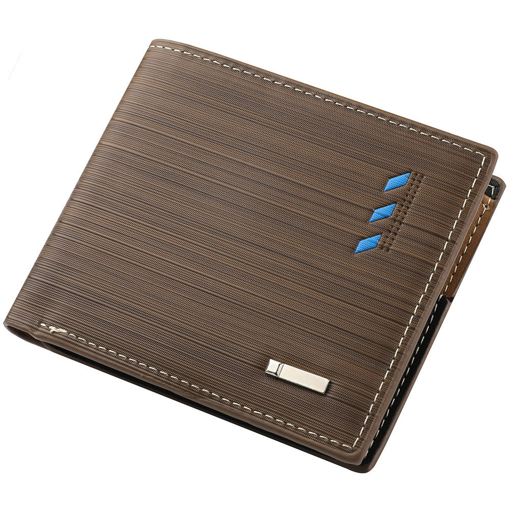 Creative Stylish Classic Men's Horizontal Korean Men's Wallets