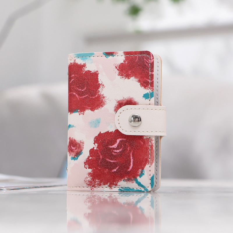 Printing Pattern Slot Letter Of Credit Card Holder