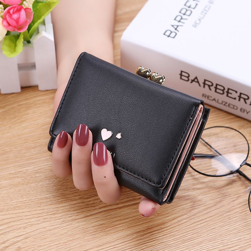 Female Korean Style Short Fashion Mini Card Holder