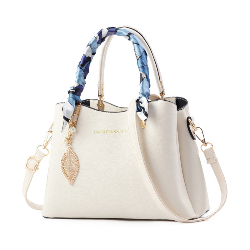 Women's Mother's Day Western Style Solid Color Large Handbags