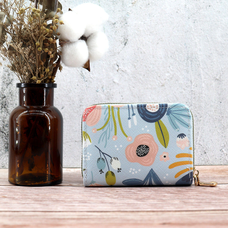 Women's Expanding Korean Multiple Slots Large Capacity Sleeve Purses