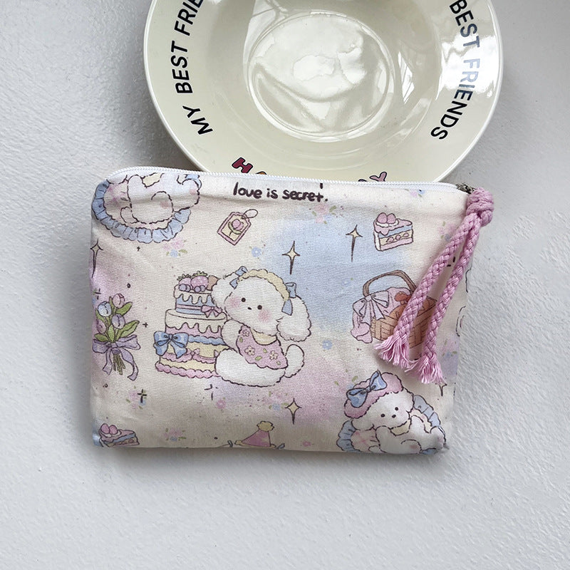 Korean Style Fresh Portable Mini Buggy Cosmetics Cosmetic Bags