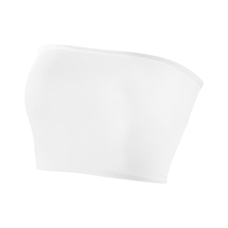 Simple Chest Circumference Cotton Wrap No Pad Tanks Camis