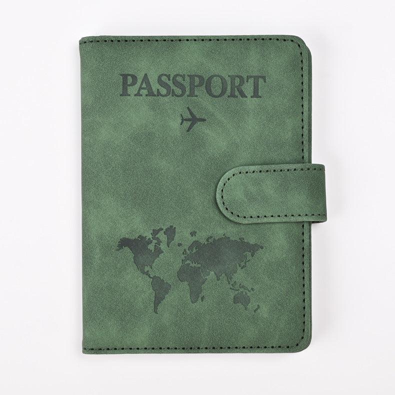 Color Changing Map Passport Cover Ticket Card Holder