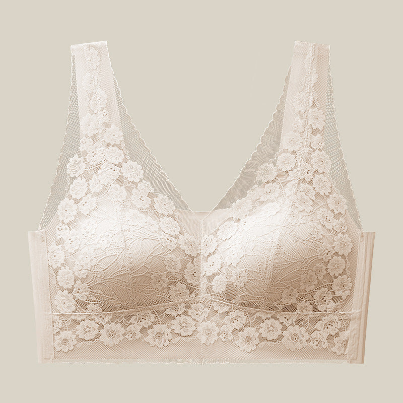 Seamless Fit Lace One-piece Cup Push Up Bras