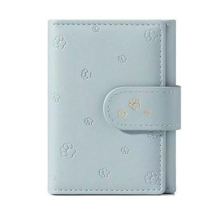 Women's Version Simple Short Tri Fold Fashion Ladies Wallets