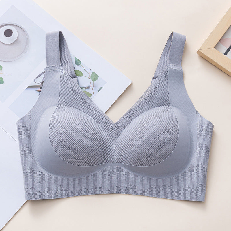 Women's Cup Seamless Underwear Big Chest Small Push Up No Everyday Bras