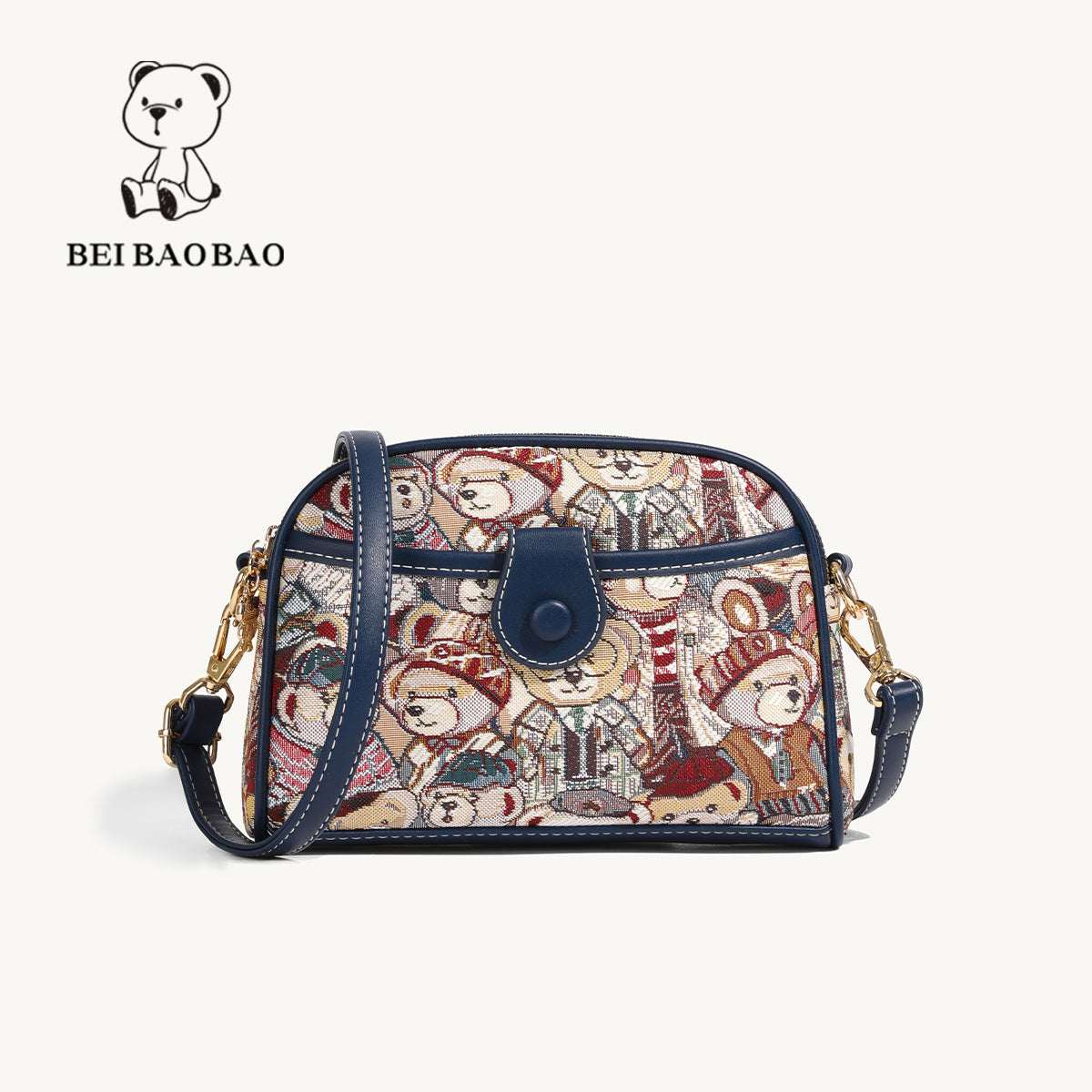 Versatile Source Summer Canvas Semicircle Fashion Women's Messenger Bag