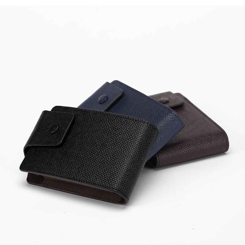 Cross Pattern Simple Multifunctional Change Clip Card Holder