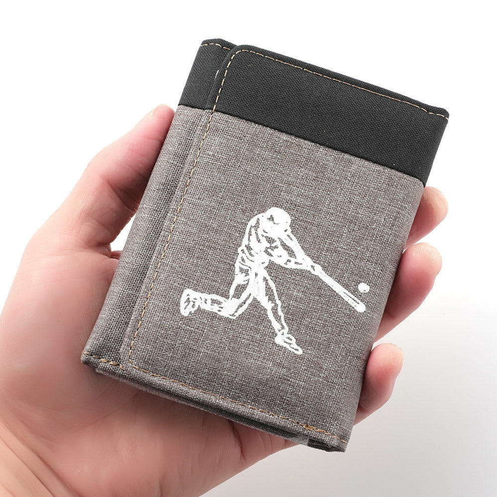 Women's & Men's & Canvas Folding Multiple Slots Minority Men's Wallets