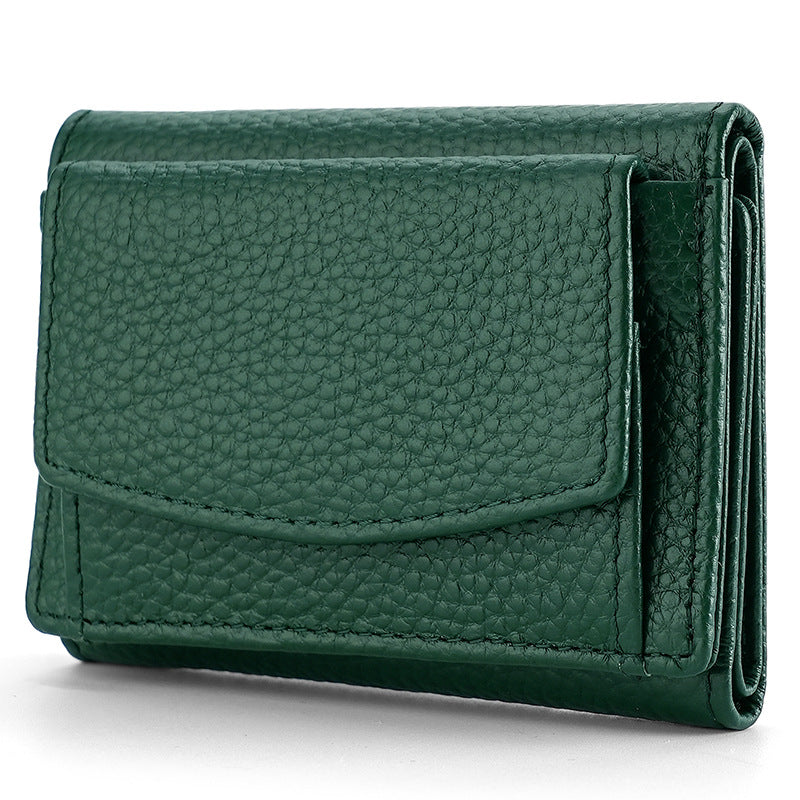 Innovative Women's Graceful Cowhide Short Leather Ladies Wallets