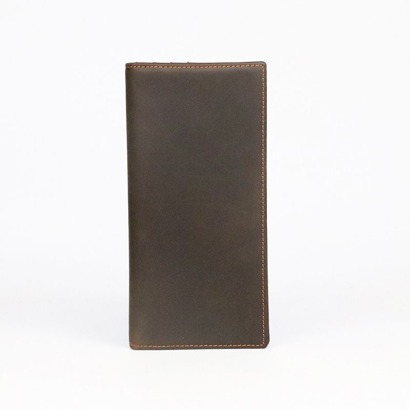 Men's Long Genuine Vintage Business Widened First Men's Wallets