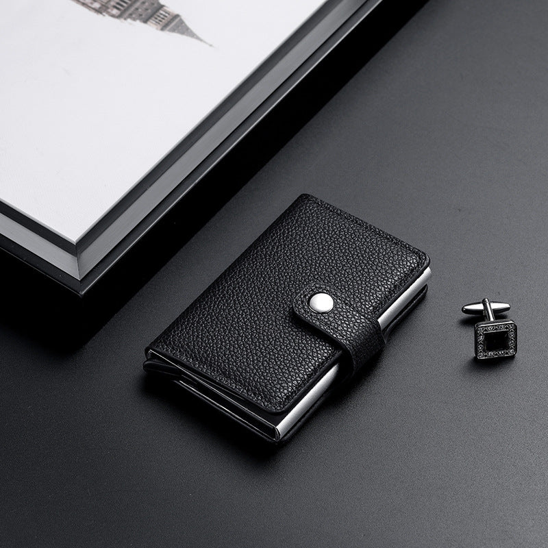 Women's & Men's & Metal Automatic Pop-up Cassette Good-looking Card Holder