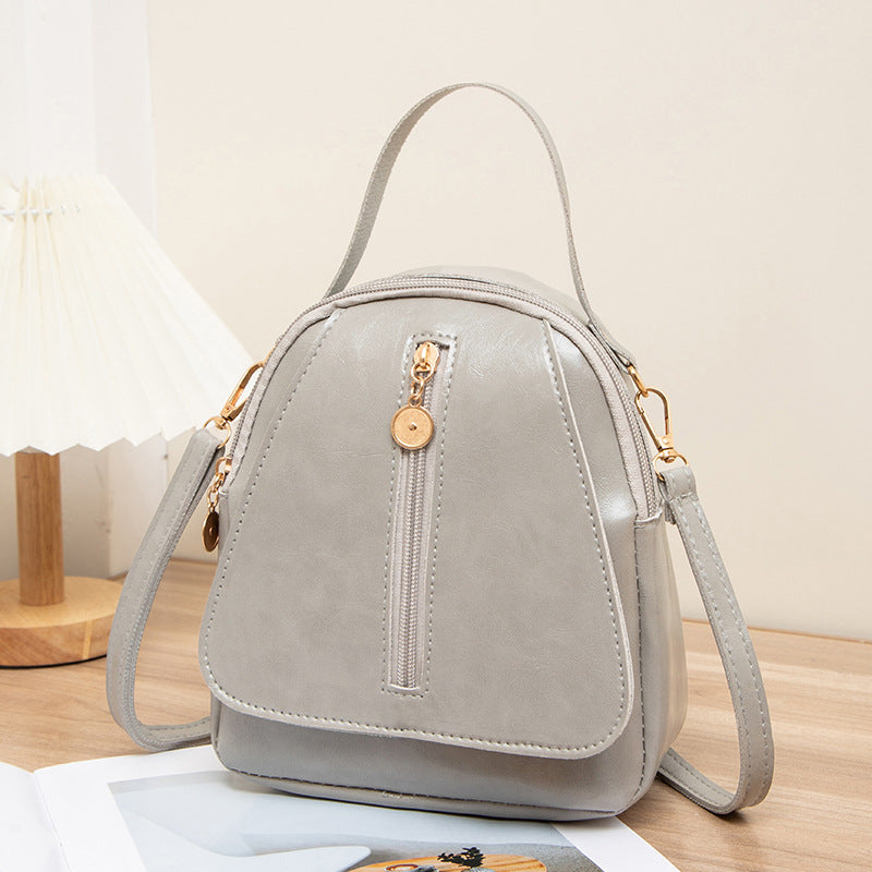 Women's Texture Soft Leather Fashion Retro Single-layer Large Women's Messenger Bag