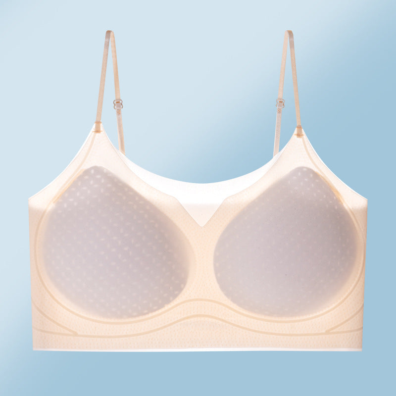 Silk Back Shaping Summer Thin Underwear Everyday Bras