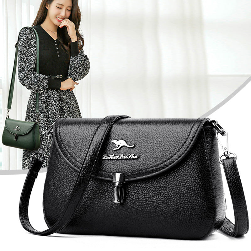 Women's Fashion Mini Soft Leather Lady Mom Women's Messenger Bag