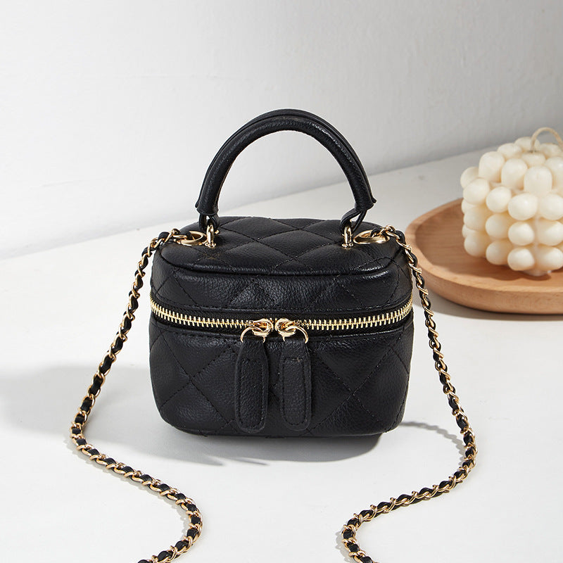 Women's Fashion Portable Mini Diamond Style Chain Crossbody Bags