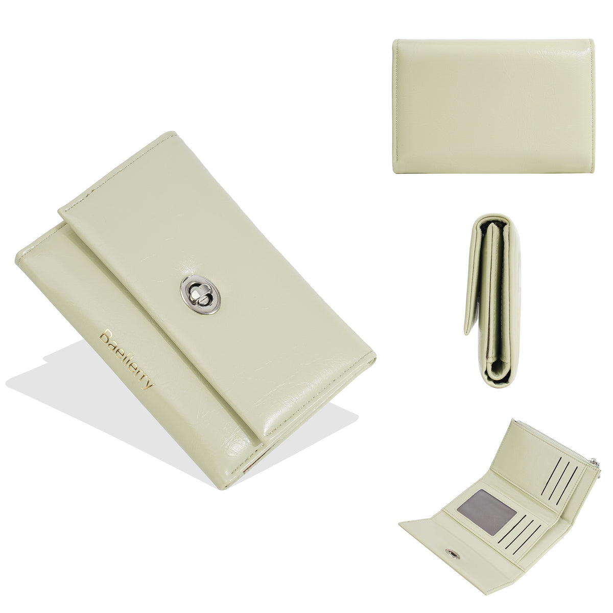 Women's Three-fold Exquisite Short Multiple Slots High-grade Ladies Wallet