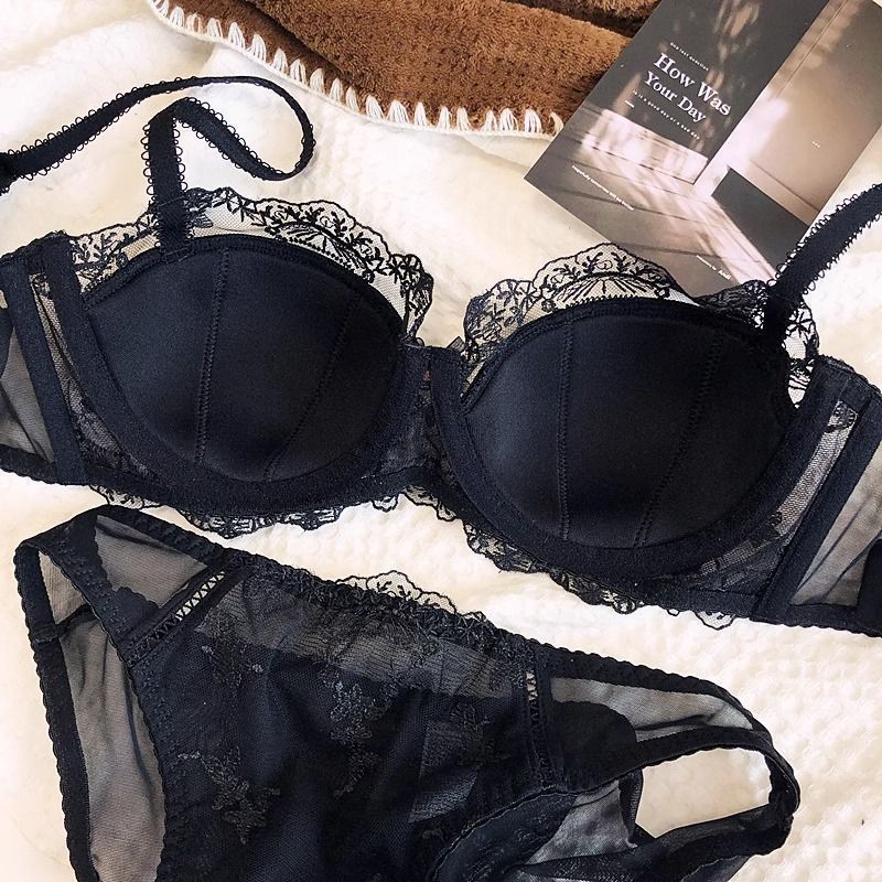 Underwear Thin Soft Steel Ring Push Lingerie Sets