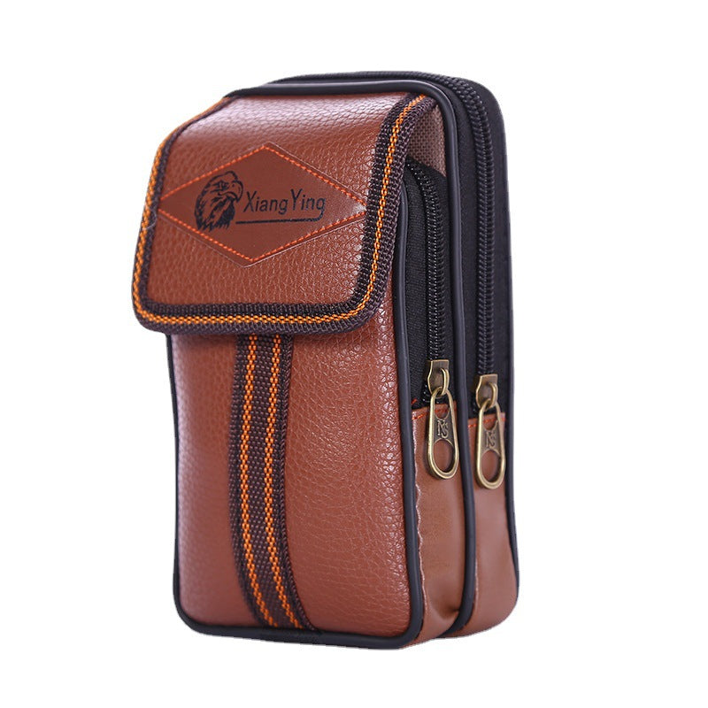 Men's Multifunctional Change Business Mobile Wear Vertical Men's Waist Packs
